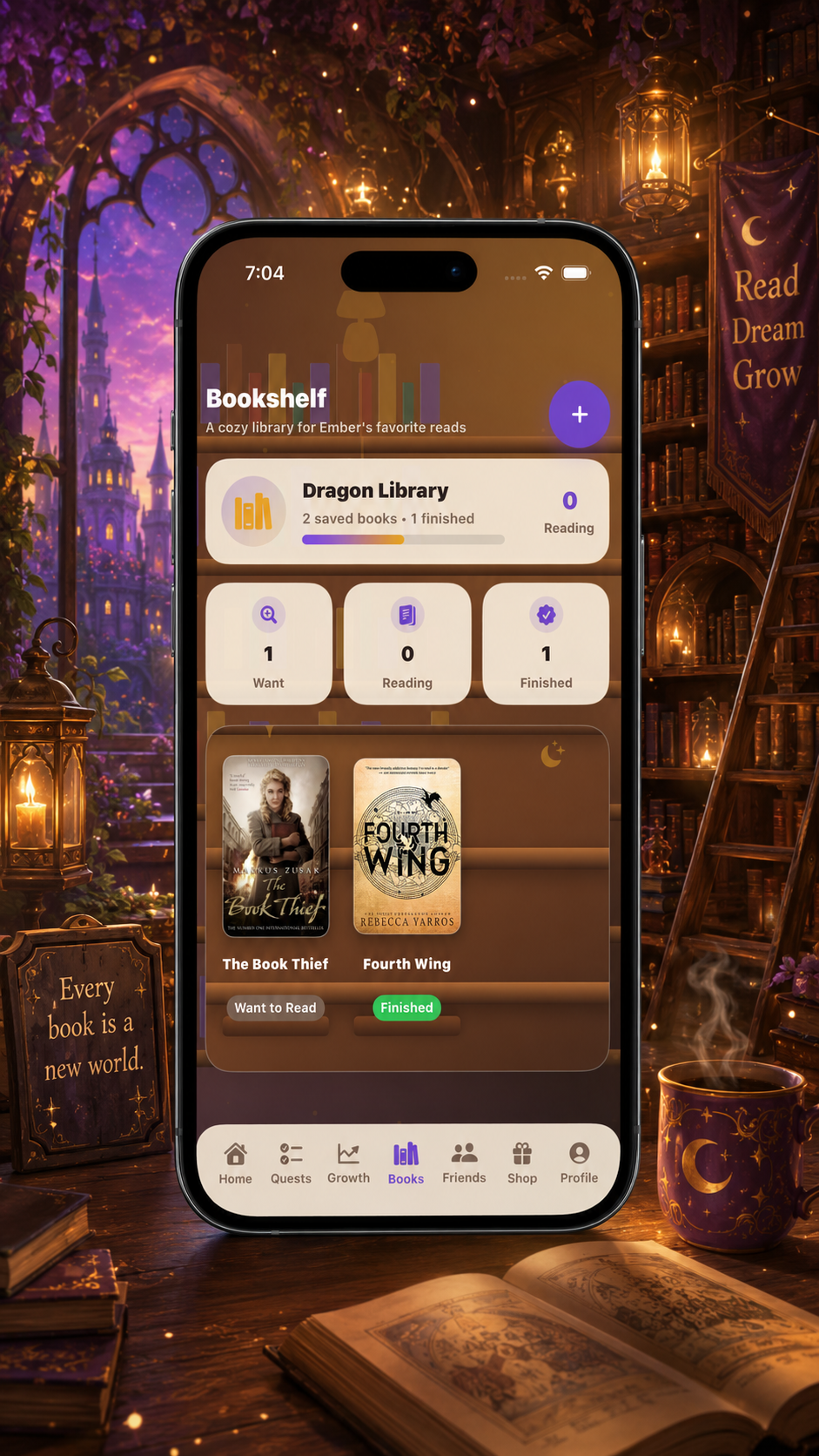 EverChapter fantasy screen